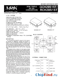 Datasheet QCH28515T производства M.S. Kennedy