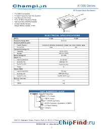 Datasheet K1300 manufacturer MtronPTI