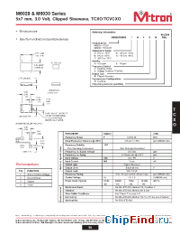 Datasheet M6029 manufacturer MtronPTI