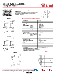 Datasheet MMCC-1 manufacturer MtronPTI