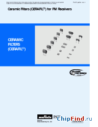 Datasheet CDALA10M7CA005A производства Murata