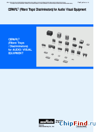 Datasheet CDSCB10M7GF107-R0 manufacturer Murata