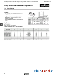 Datasheet GJ232R manufacturer Murata