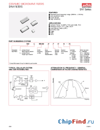 Datasheet SAFC154MC70N manufacturer Murata