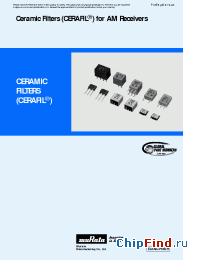 Datasheet SFPLA450KF1A-B0 manufacturer Murata