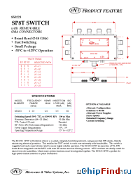 Datasheet 8S3223 manufacturer Micronetics Wireless