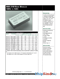 Datasheet NMA2100 manufacturer Micronetics Wireless