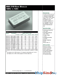 Datasheet NMA2100 производства Micronetics Wireless