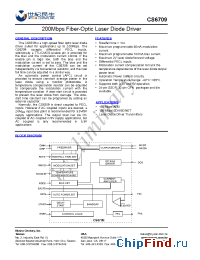 Datasheet CS6709 manufacturer Myson