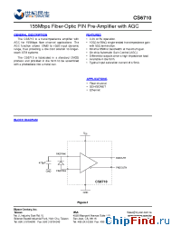 Datasheet CS6710 manufacturer Myson
