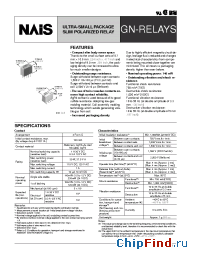 Datasheet AGN2101HZ manufacturer Nais