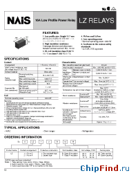 Datasheet ALZ11B12 manufacturer Nais
