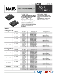 Datasheet AQR10A1-S-Z10/18VDC manufacturer Nais