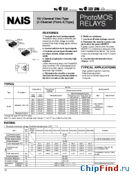 Datasheet AQV210 manufacturer Nais