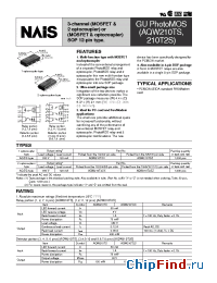 Datasheet AQW210T2SX manufacturer Nais