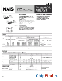Datasheet AQW277AX manufacturer Nais