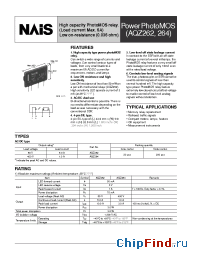 Datasheet AQZ264 manufacturer Nais