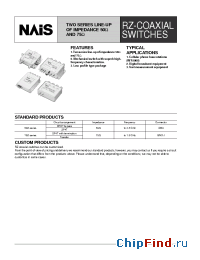 Datasheet ARZ225C05 manufacturer Nais