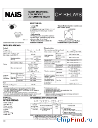 Datasheet CP1A-12V-Z производства Nais