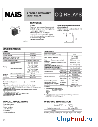 Datasheet CQ1-12V manufacturer Nais