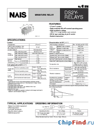 Datasheet DS2Y-S-DC24V manufacturer Nais
