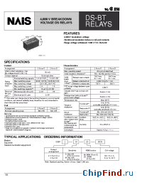 Datasheet DSBT2-M-2D-DC3V manufacturer Nais