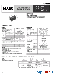 Datasheet DSBT2-S-2D-DC3V manufacturer Nais