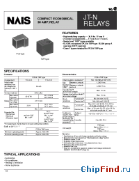 Datasheet JTN1ASTMPFDC15V manufacturer Nais