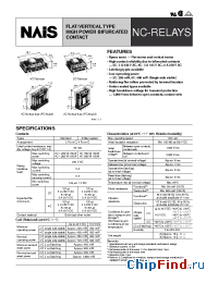 Datasheet NC2D-DC24V manufacturer Nais