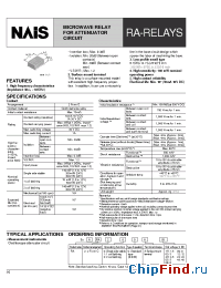 Datasheet RA-RELAYS manufacturer Nais