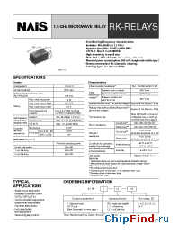 Datasheet RK1R-NIL12V производства Nais