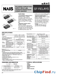 Datasheet SF2-DC36V manufacturer Nais