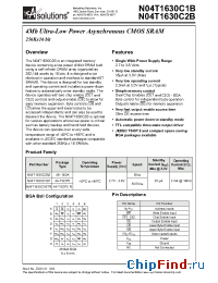 Datasheet N04T1630C2B manufacturer NanoAmp