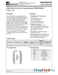 Datasheet N08L083WC2C manufacturer NanoAmp