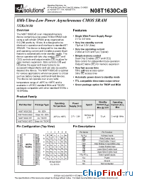 Datasheet N08T1630C1BT2-55 manufacturer NanoAmp
