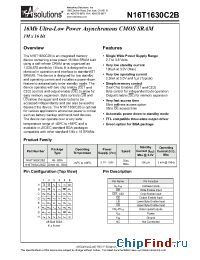 Datasheet N16T1630C2BZ2-55 manufacturer NanoAmp
