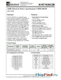 Datasheet N16T1630C2BZ2-70 manufacturer NanoAmp