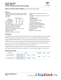 Datasheet NT512D64SH8A0FM-6K manufacturer Nanya