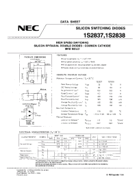 Datasheet 1S2837 manufacturer NEC