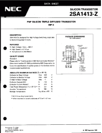 Datasheet 2SA1413 manufacturer NEC