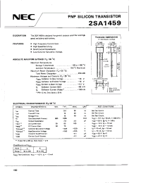 Datasheet 2SA1459 manufacturer NEC