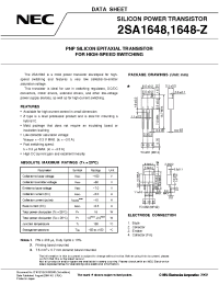 Datasheet 2SA1648 manufacturer NEC