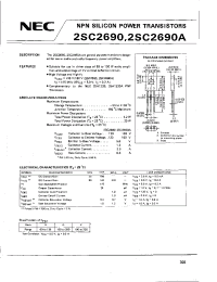 Datasheet 2SC2690A manufacturer NEC