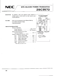 Datasheet 2SC3572 производства NEC