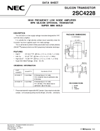 Datasheet 2SC4228-T2 manufacturer NEC