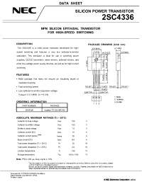 Datasheet 2SC4336 manufacturer NEC