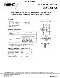 Datasheet 2SC5183-T1 производства NEC