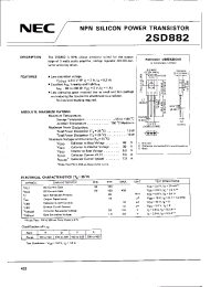 Datasheet 2SD822 manufacturer NEC