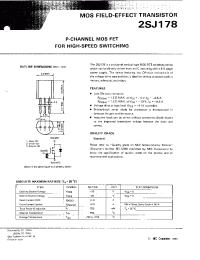 Datasheet 2SJ178 manufacturer NEC