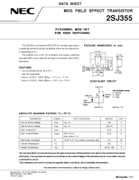 Datasheet 2SJ355 manufacturer NEC